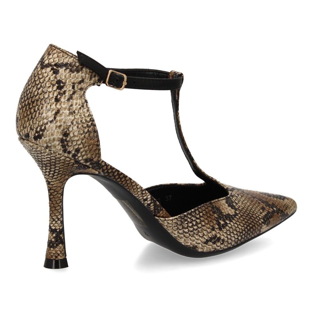 Zapato de salón con tacón alto y punta afilada - Imagen 4