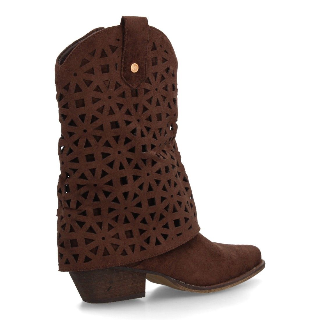 Botas cowboy troqueladas estilo boho para mujer. - Imagen 4