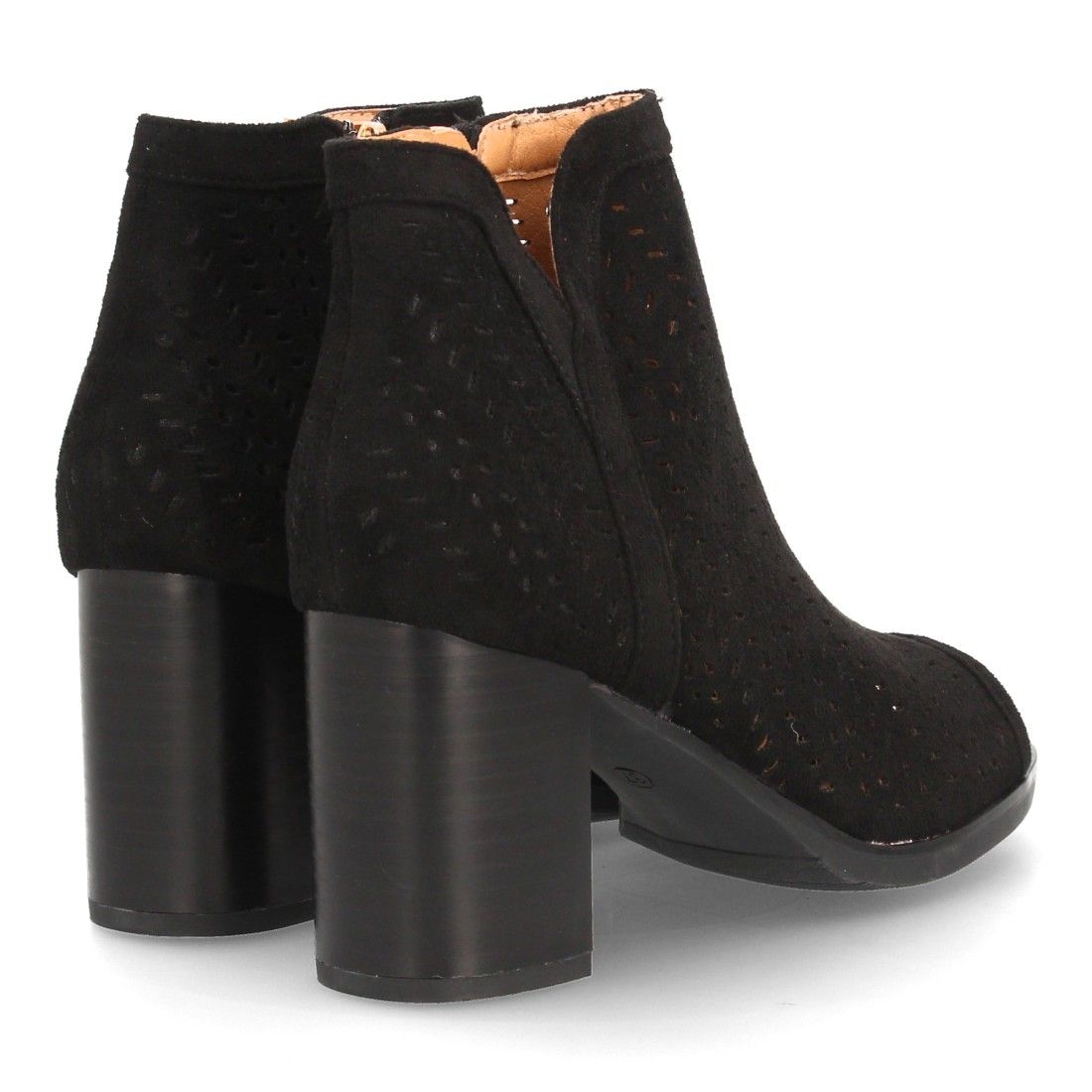 Botin de Tacon con Calados y Cremallera - Imagen 5