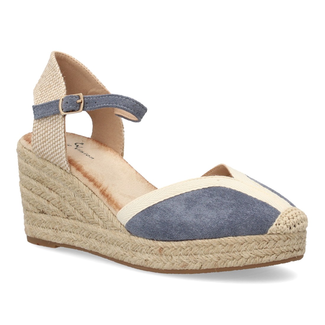 Alpargatas de cuña clásicas cómodas para mujer - Imagen 3