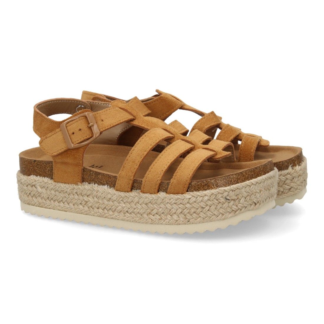 Sandalias con Plataforma de Yute para Mujer, Comodas y Elegantes, Diseño Moderno