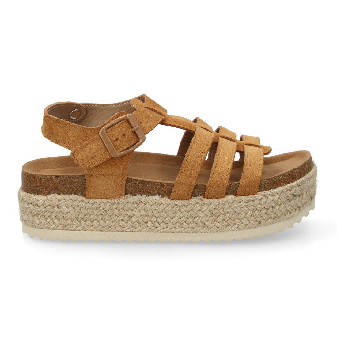 Sandalias con Plataforma de Yute para Mujer, Comodas y Elegantes, Diseño Moderno - Imagen 2