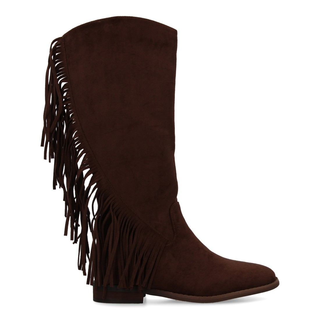 Bota mujer con flecos estilo cowboy - Imagen 2