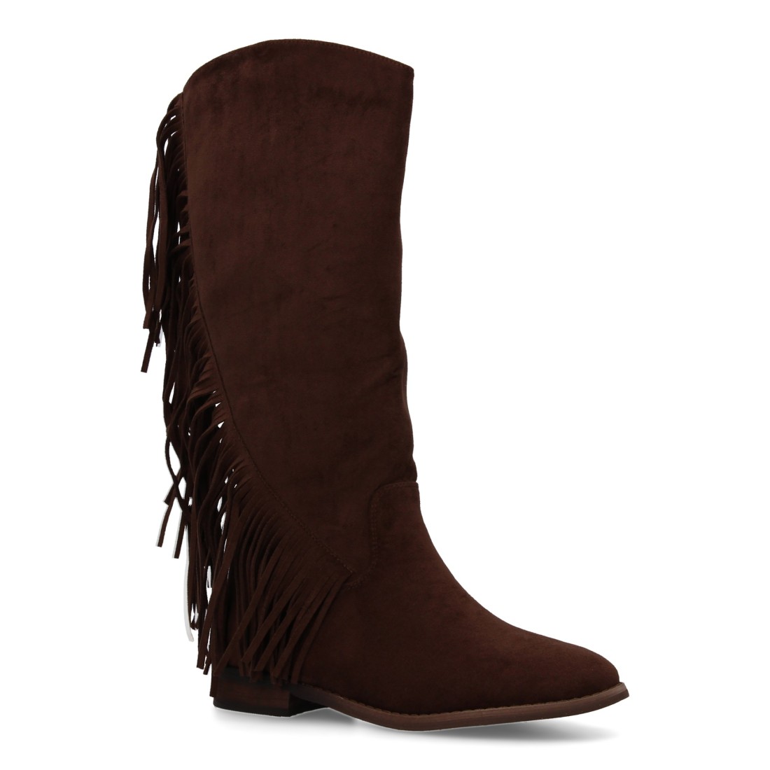 Bota mujer con flecos estilo cowboy - Imagen 3