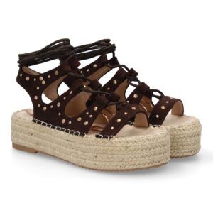 Sandalia plataforma romana mujer elegante