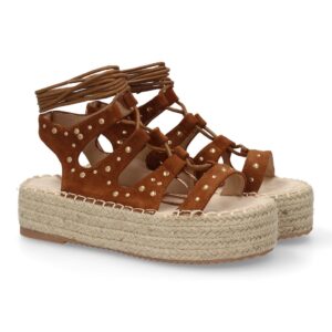 Sandalia plataforma romana mujer elegante