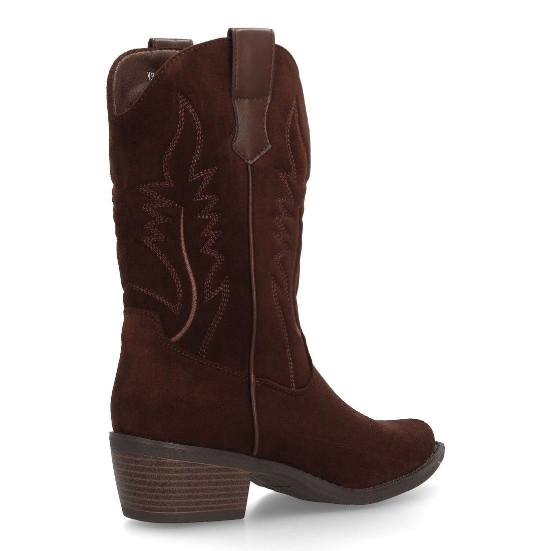 Botas cowboy mujer caña alta estilo western con tacón bajo cómodo - Imagen 4