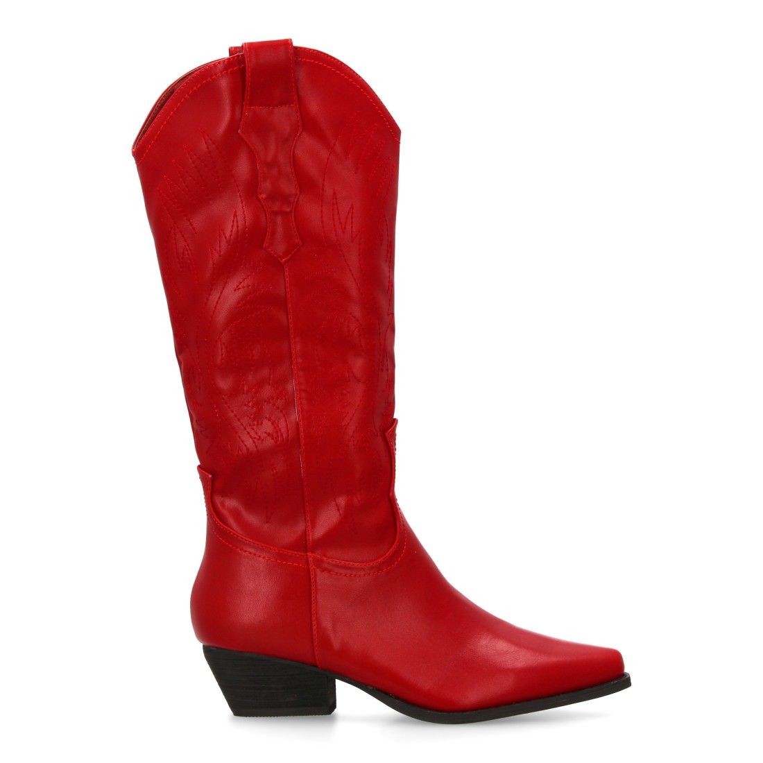 Bota cowboy bordada de caña alta - Imagen 2