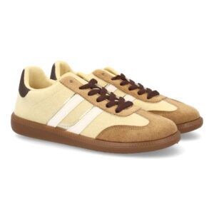 Zapatillas deportivas mujer casual efecto ante con cordones
