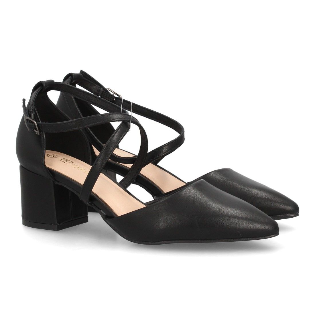 Zapato tacón cómodo elegante para mujer