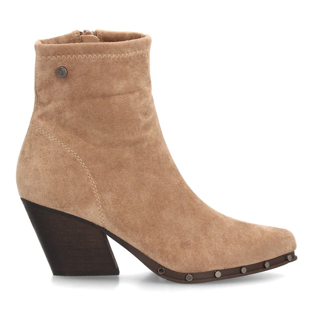 Botin de mujer con tacon y tachuelas. - Imagen 2
