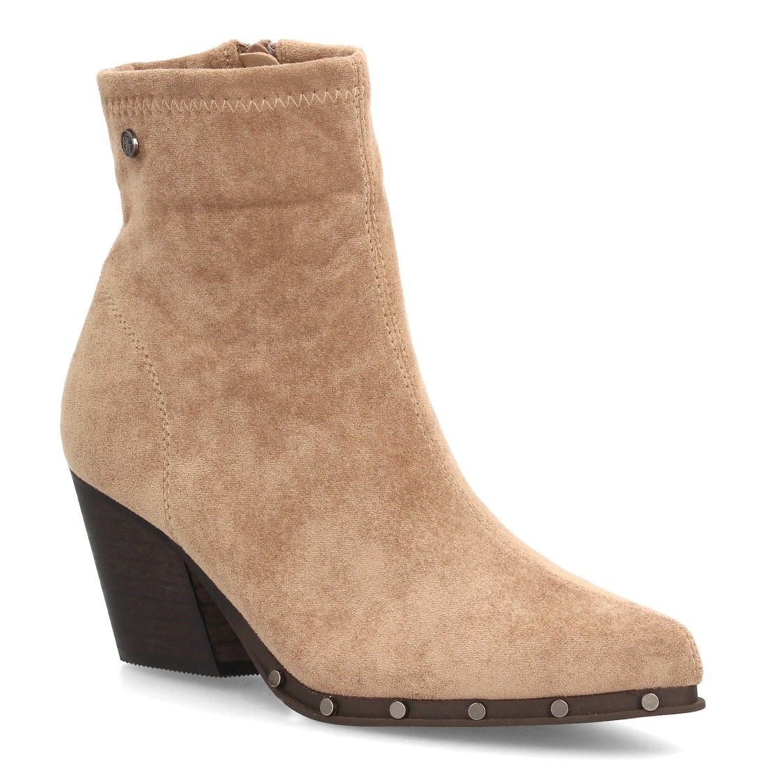 Botin de mujer con tacon y tachuelas. - Imagen 3