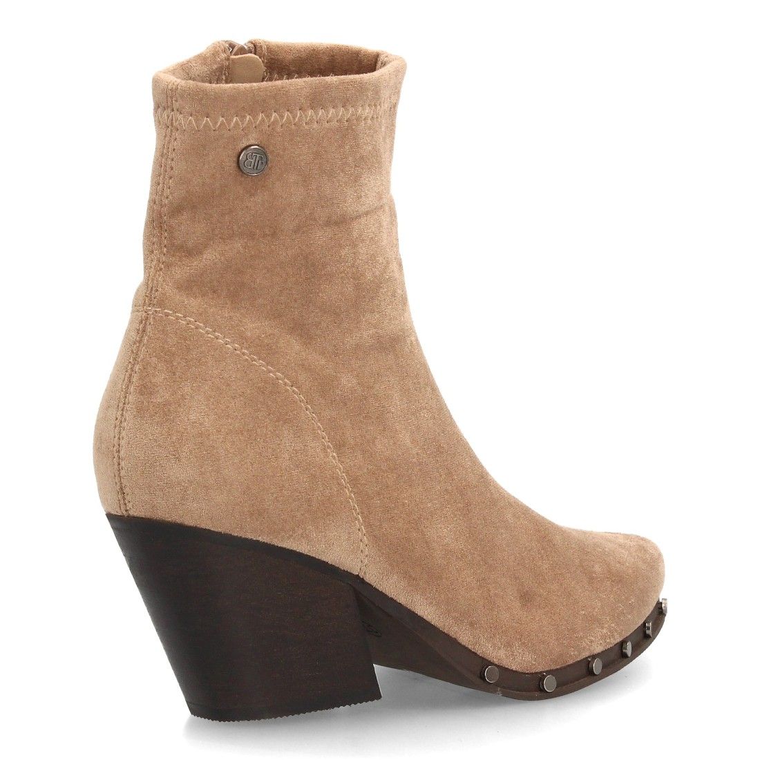 Botin de mujer con tacon y tachuelas. - Imagen 4