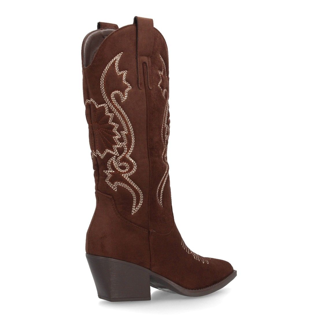 Bota cowboy de caña alta con bordados - Imagen 4