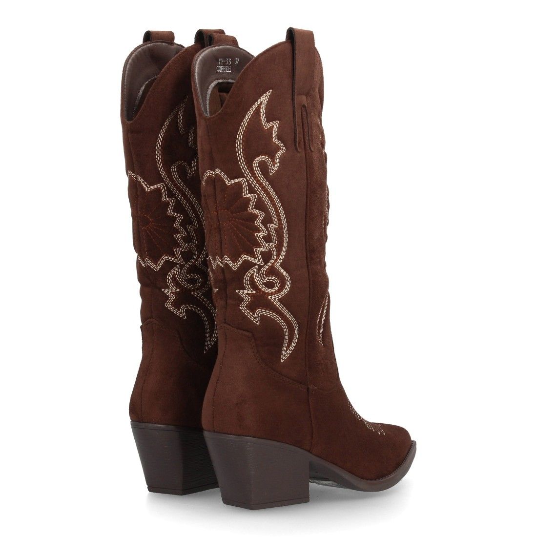 Bota cowboy de caña alta con bordados - Imagen 5