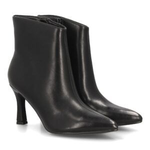 Botines de Tacón Mujer con Cremallera Lateral punta fina y tacón estilizado