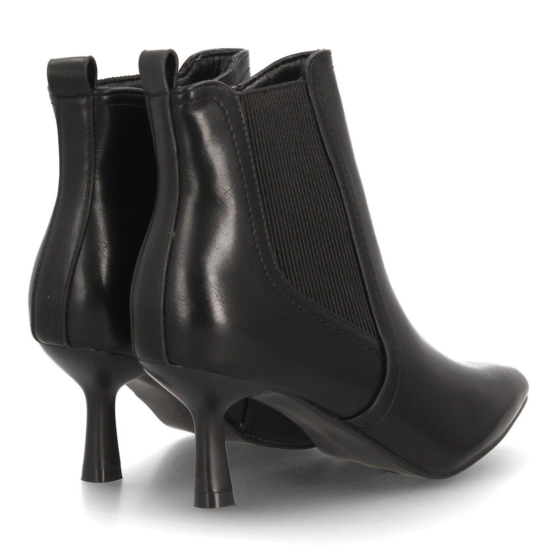 Botines de Tacón Mujer con paneles elásticos punta fina y tacón estilizado - Imagen 5
