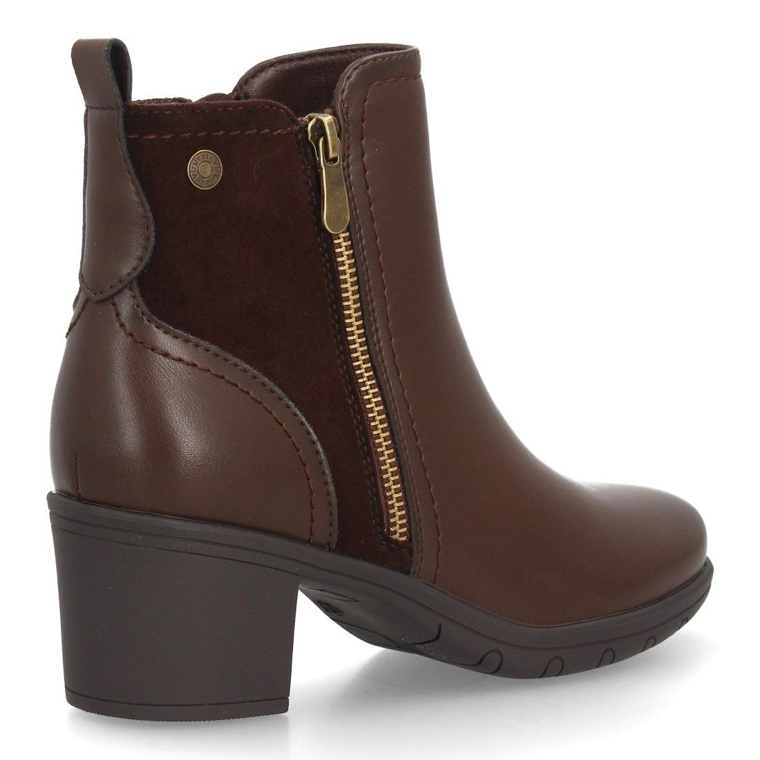 Botines elegantes con tacón ancho y cremallera - Imagen 4