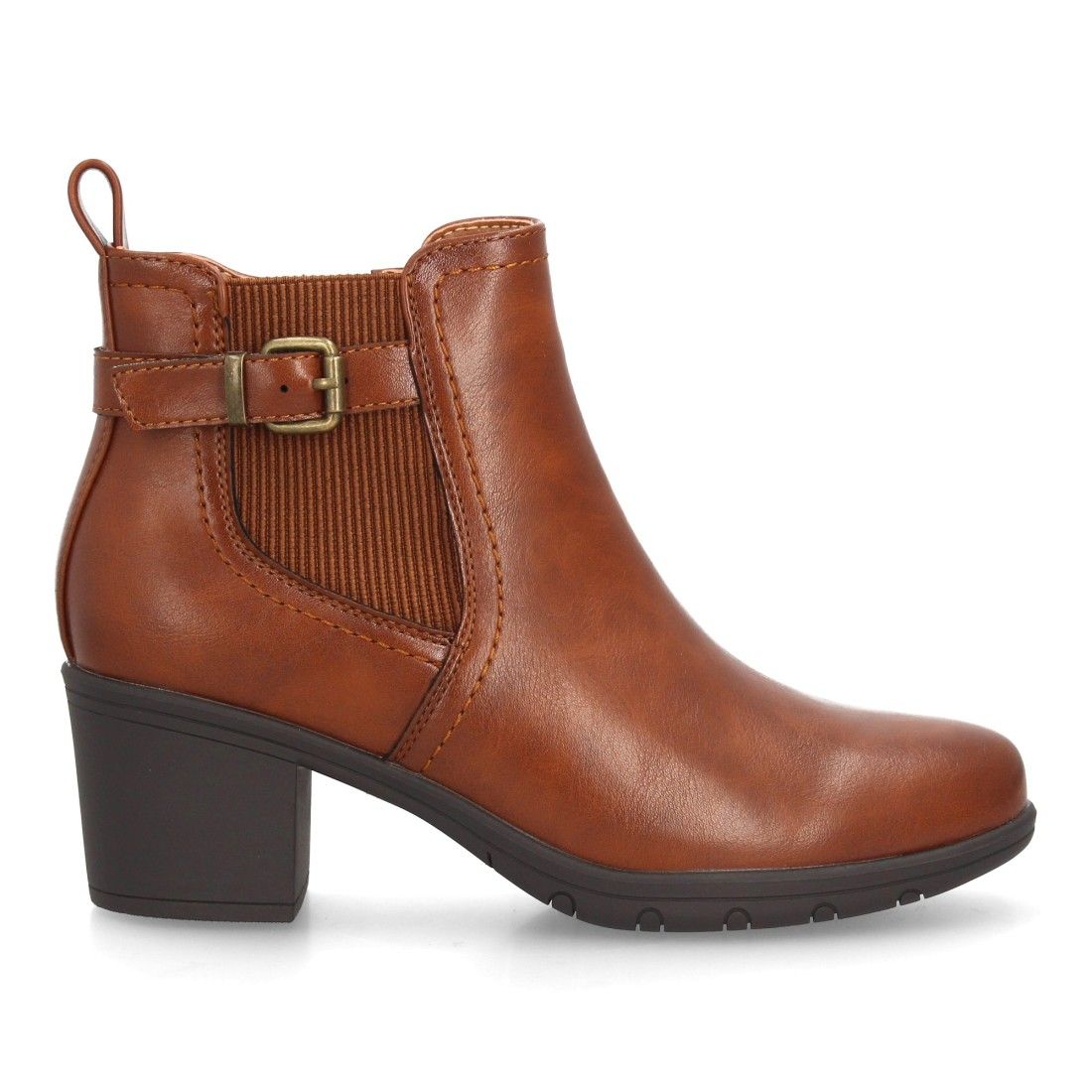 Botines Chelsea con hebilla decorativa - Imagen 2