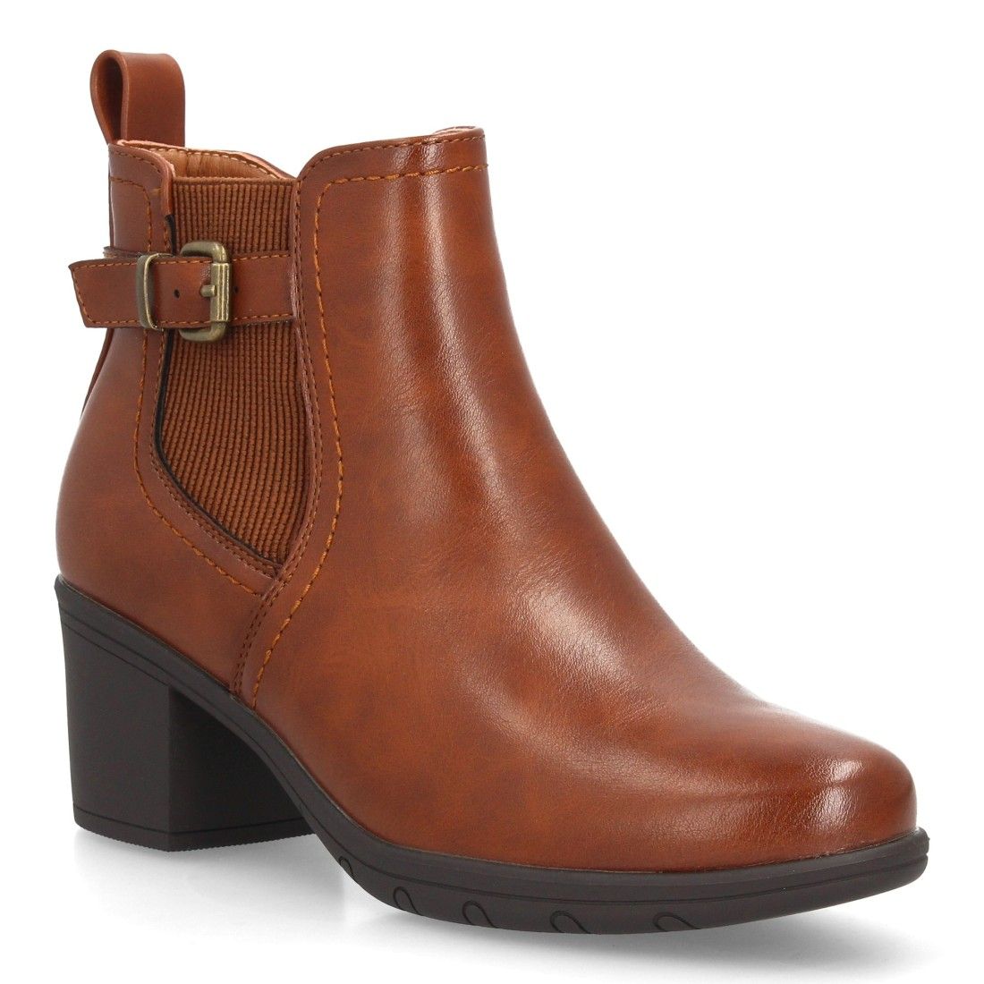 Botines Chelsea con hebilla decorativa - Imagen 3