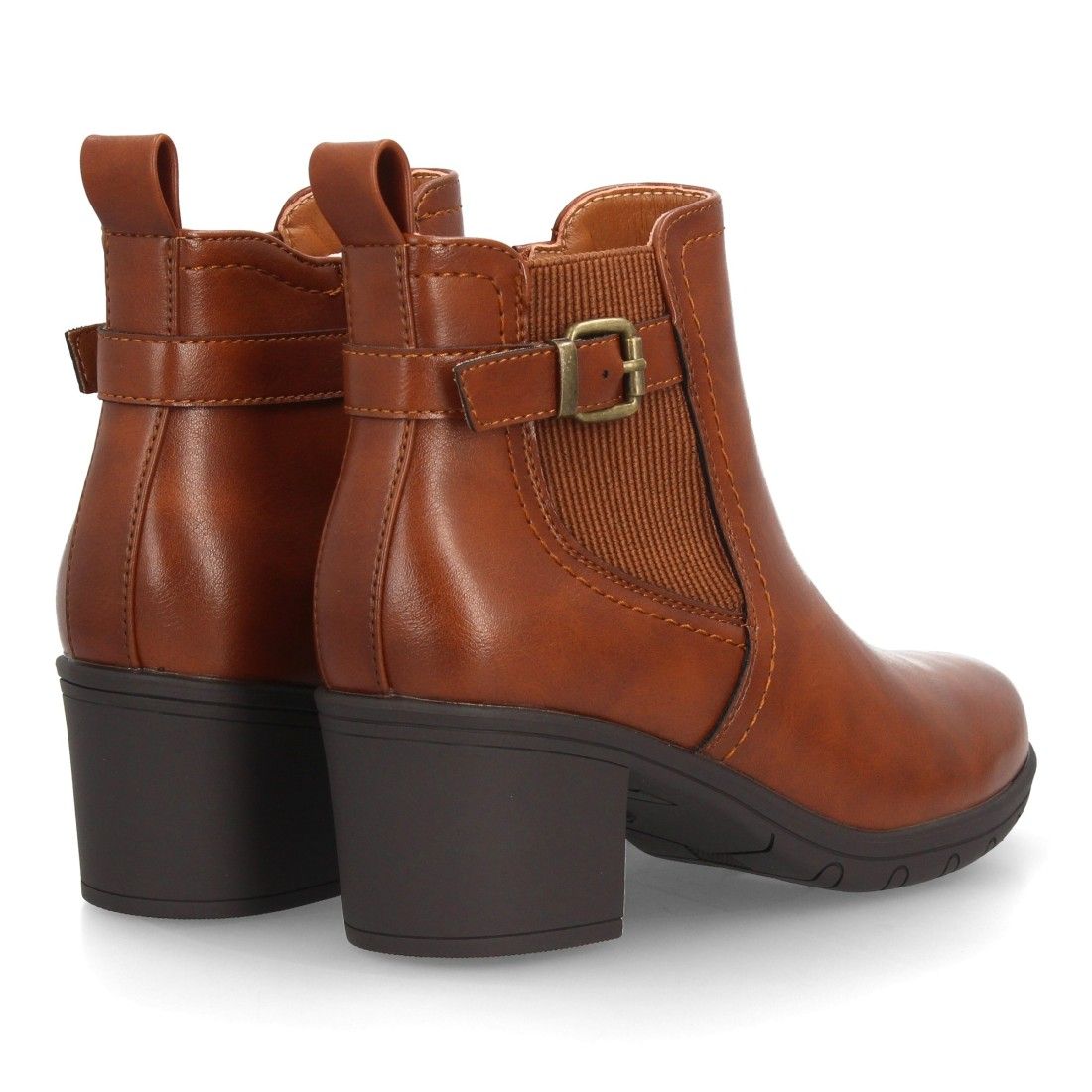 Botines Chelsea con hebilla decorativa - Imagen 5