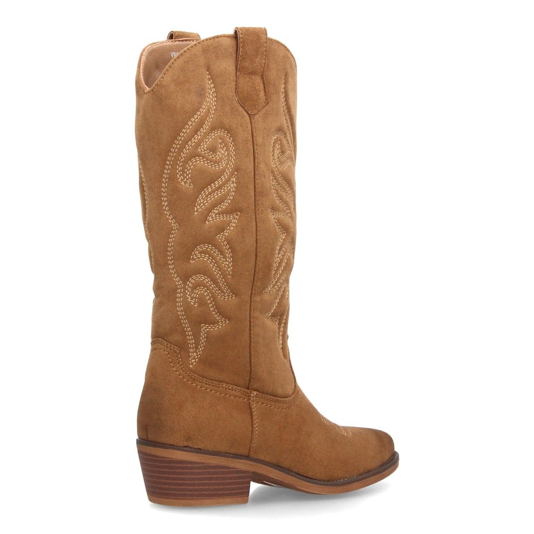 Botas altas cowboy con bordados western y tacón comodo - Imagen 4