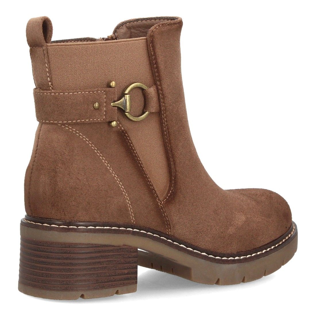 Botines para mujer con hebilla y tacón - Imagen 4