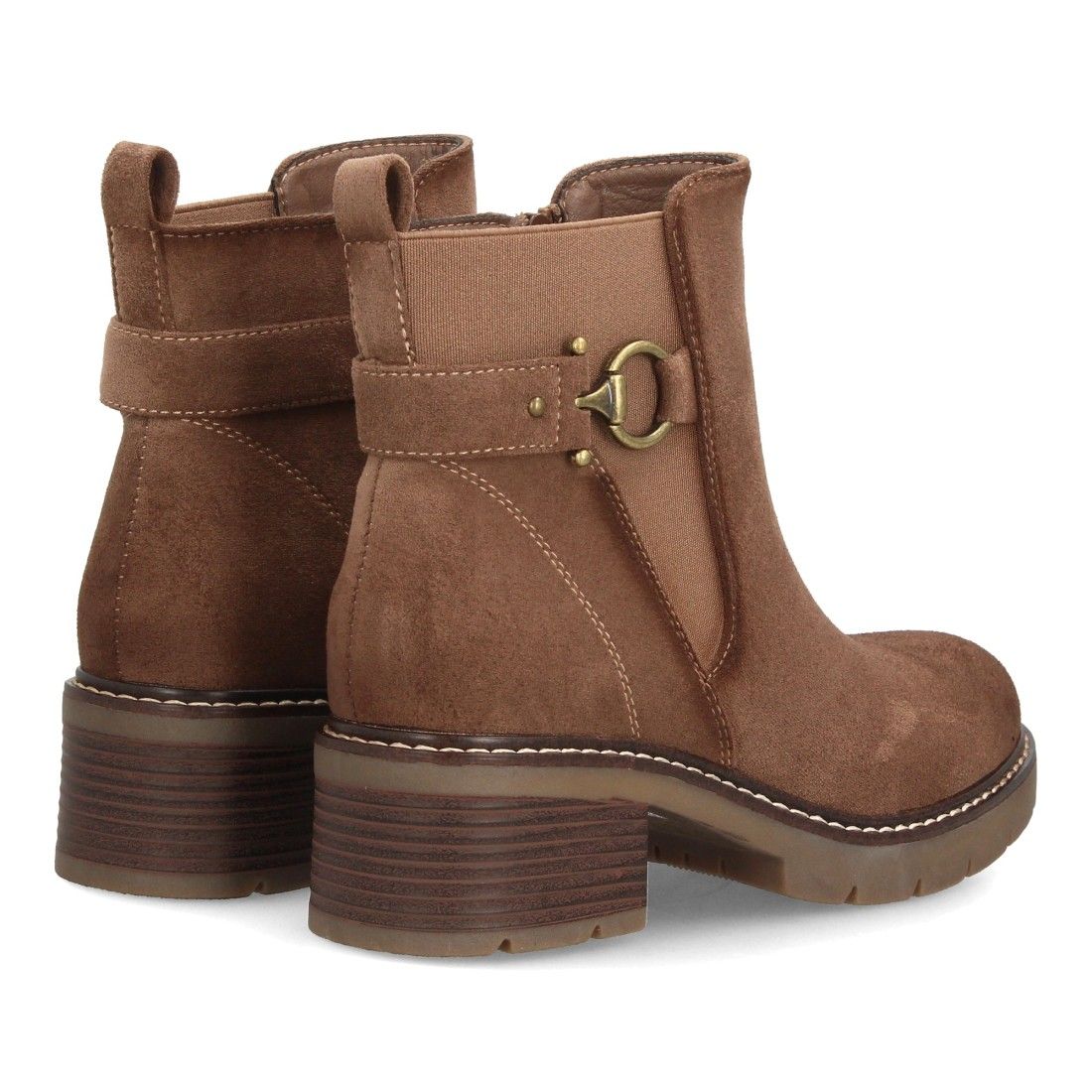 Botines para mujer con hebilla y tacón - Imagen 5