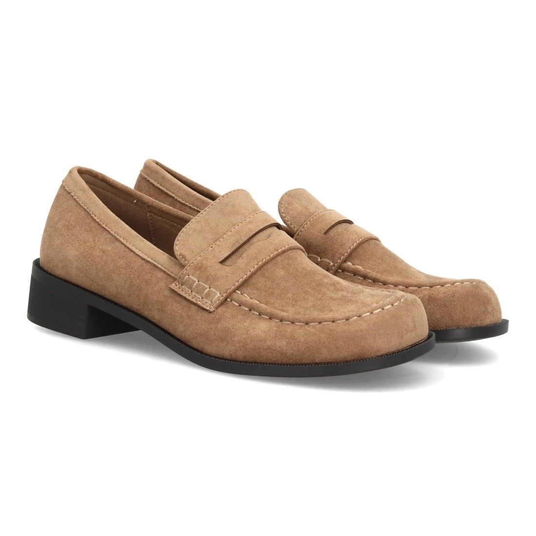 Mocasines barefoot elegantes de horma amplia para mujer.