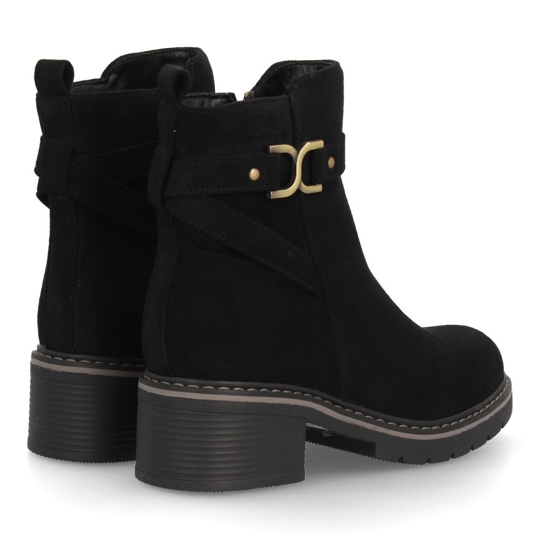 Botines para mujer con detalle metálico decorativo - Imagen 5