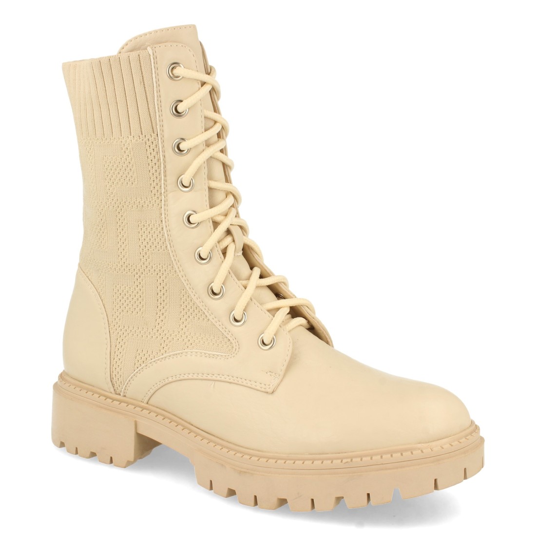 Botin Plano con Cordones y Elastico - Imagen 3