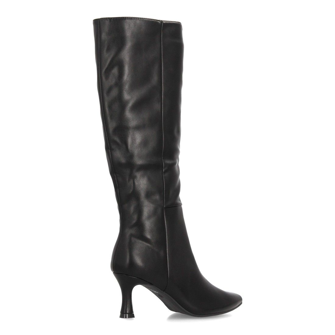 Botas altas elegantes de tacón fino para mujer — FZ553 — Negro - Imagen 4