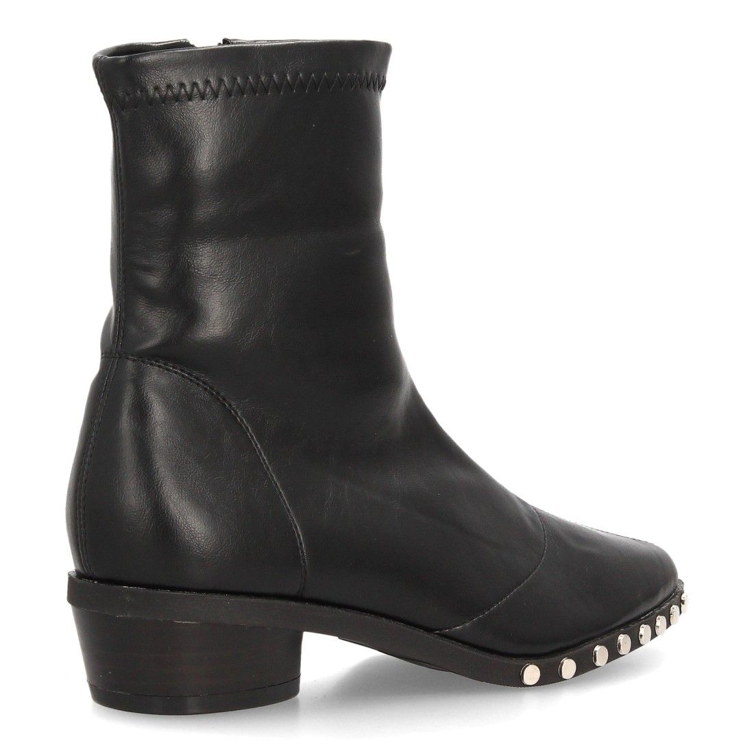 Botines de mujer con tachuelas decorativas — DB-6166 — Negro - Imagen 4