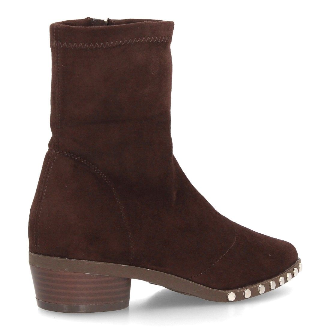 Botines de mujer con tachuelas decorativas — DB-6166 — Café - Imagen 4
