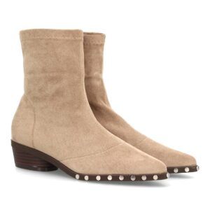 Botines de mujer con tachuelas decorativas — DB-6166 — Beige
