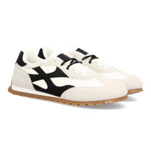 Zapatillas barefoot estilo retro para mujer — FC-358 — Blanco