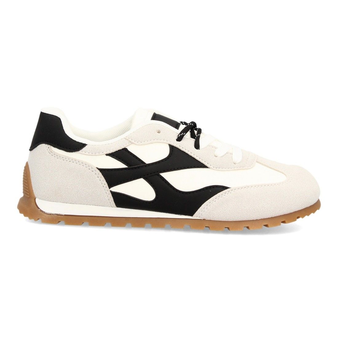 Zapatillas barefoot estilo retro para mujer — FC-358 — Blanco - Imagen 2