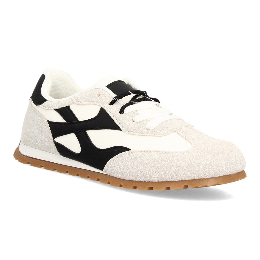 Zapatillas barefoot estilo retro para mujer — FC-358 — Blanco - Imagen 3