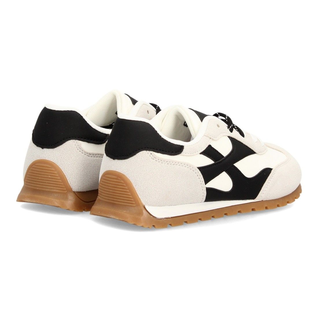 Zapatillas barefoot estilo retro para mujer — FC-358 — Blanco - Imagen 5