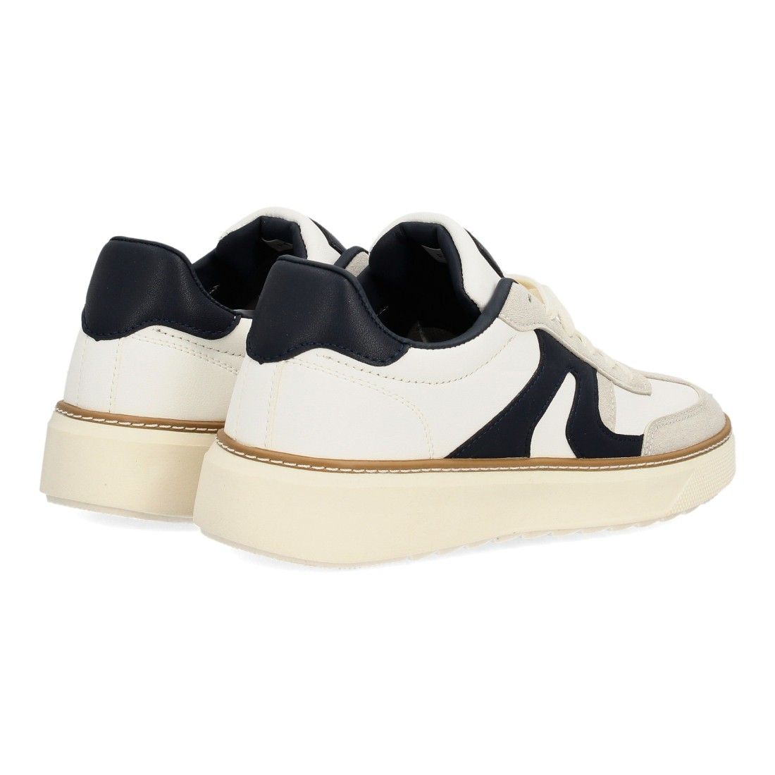 Zapatillas barefoot hombre estilo casual retro — FC-512 — Blanco - Imagen 5