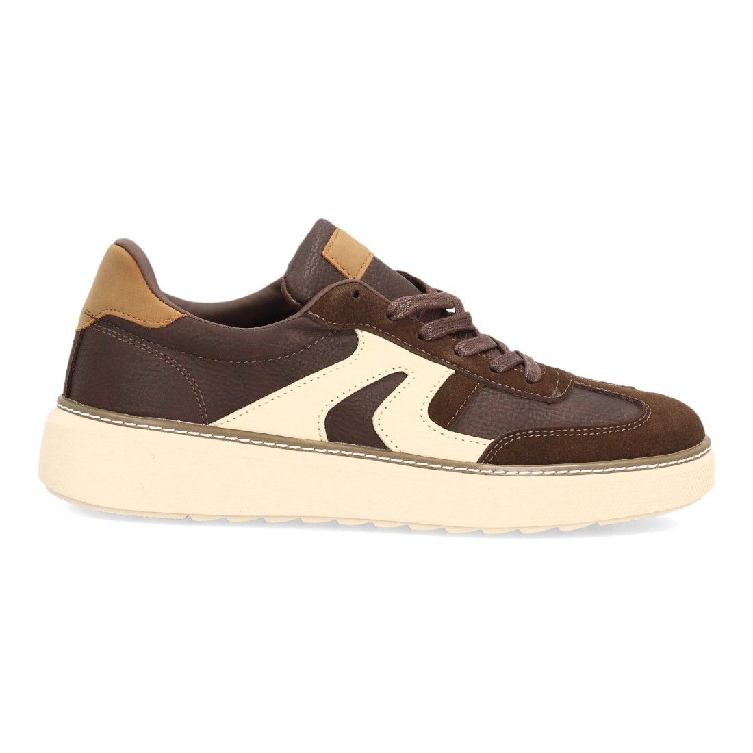 Zapatillas barefoot hombre estilo casual retro — FC-512 — Marrón - Imagen 2