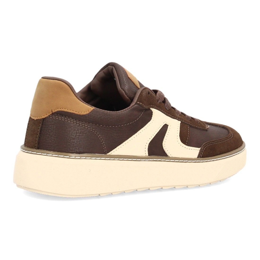 Zapatillas barefoot hombre estilo casual retro — FC-512 — Marrón - Imagen 4