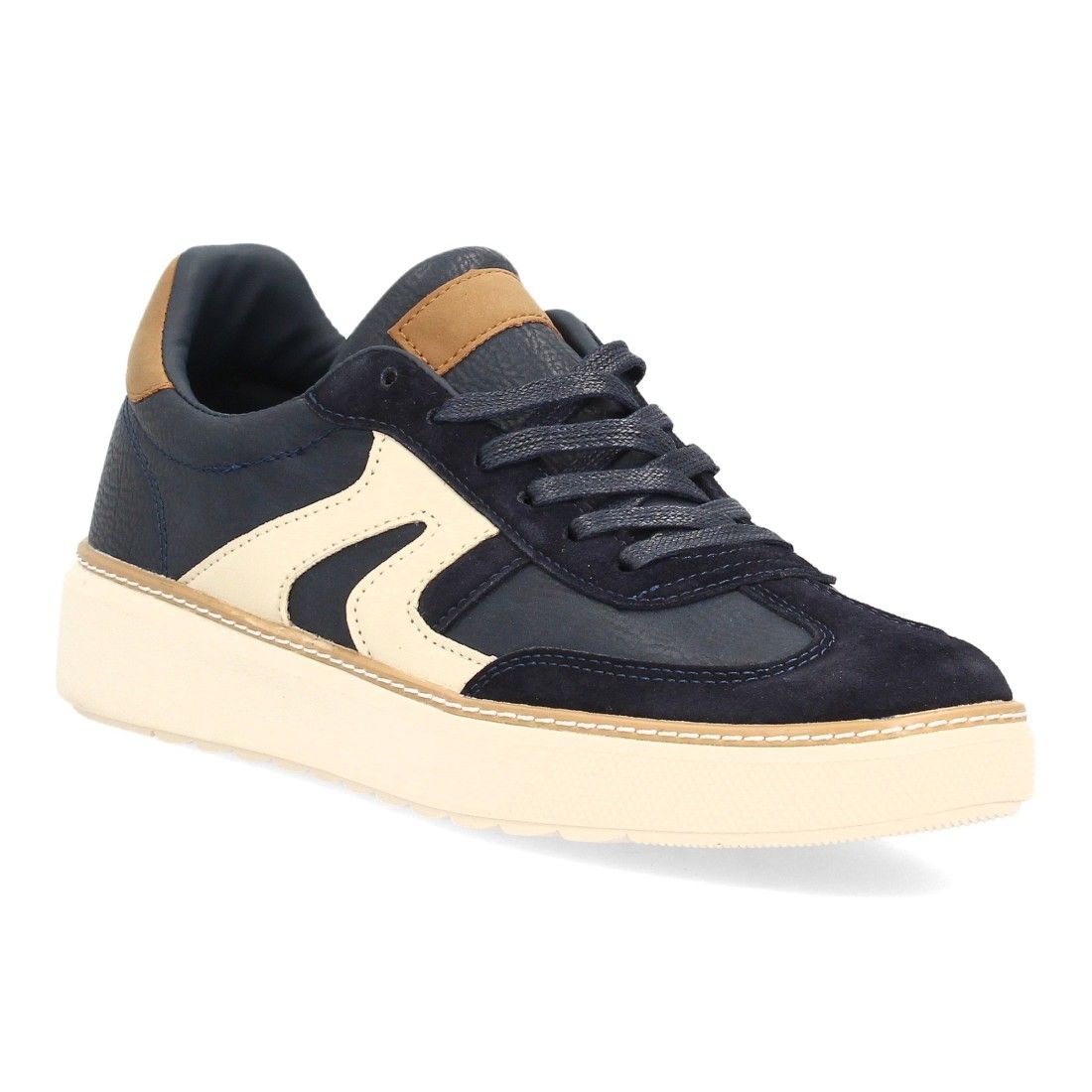 Zapatillas barefoot hombre estilo casual retro — FC-512 — Marino - Imagen 3