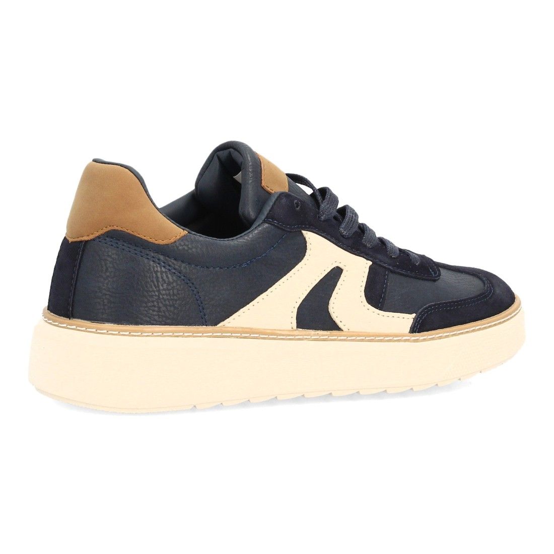 Zapatillas barefoot hombre estilo casual retro — FC-512 — Marino - Imagen 4