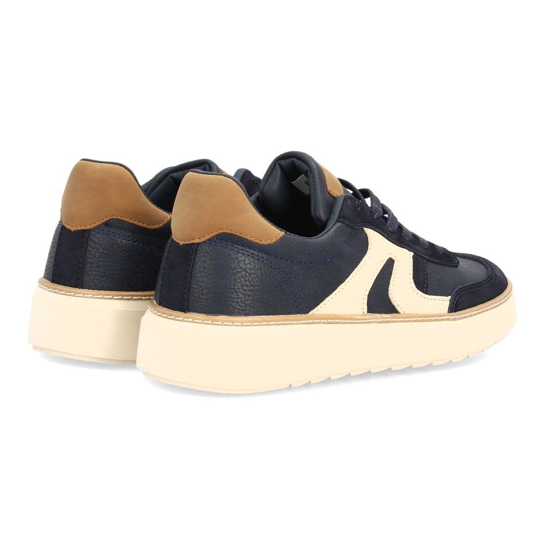 Zapatillas barefoot hombre estilo casual retro — FC-512 — Marino - Imagen 5
