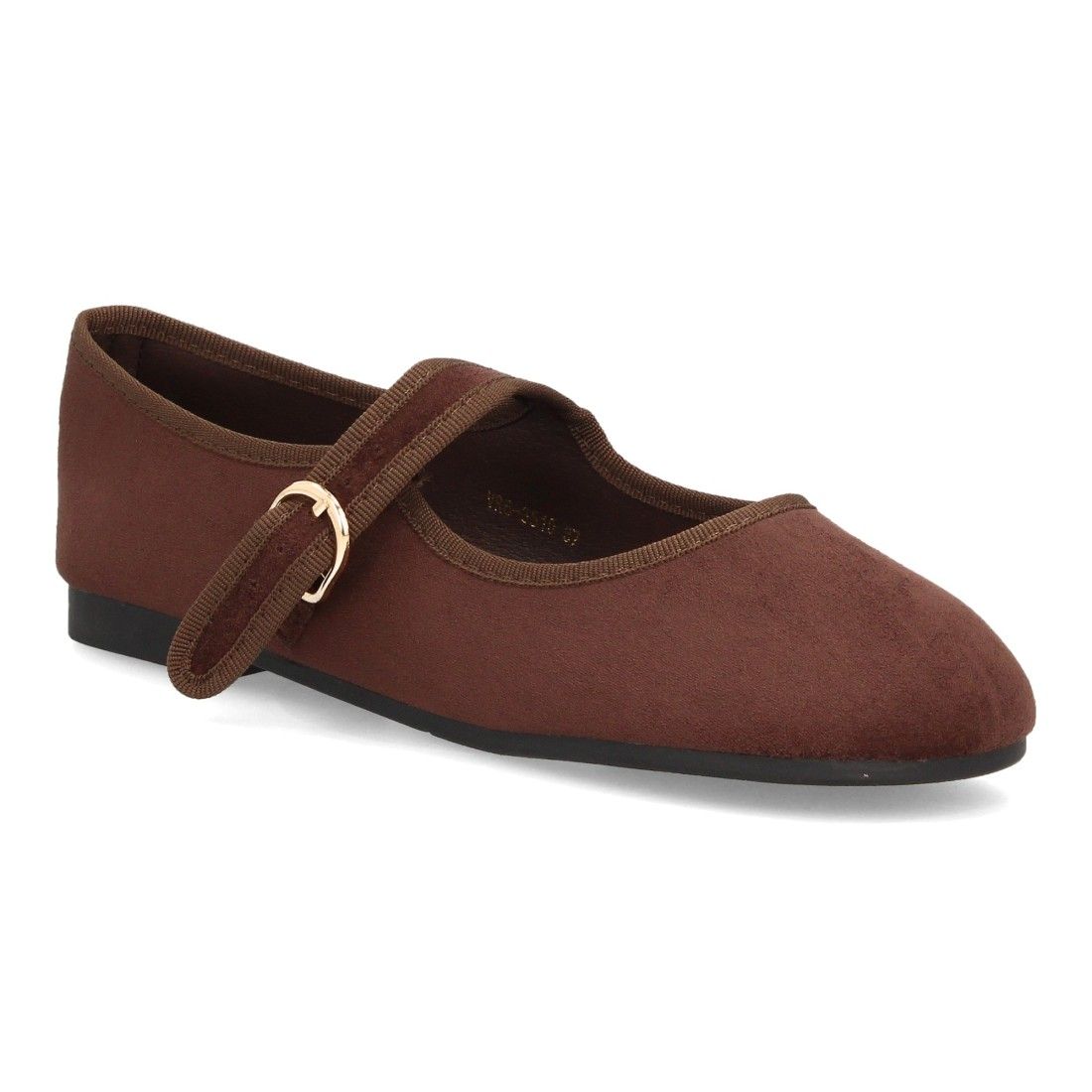 Bailarinas barefoot mujer con hebilla ajustable — VR6-3510 — Marrón - Imagen 3