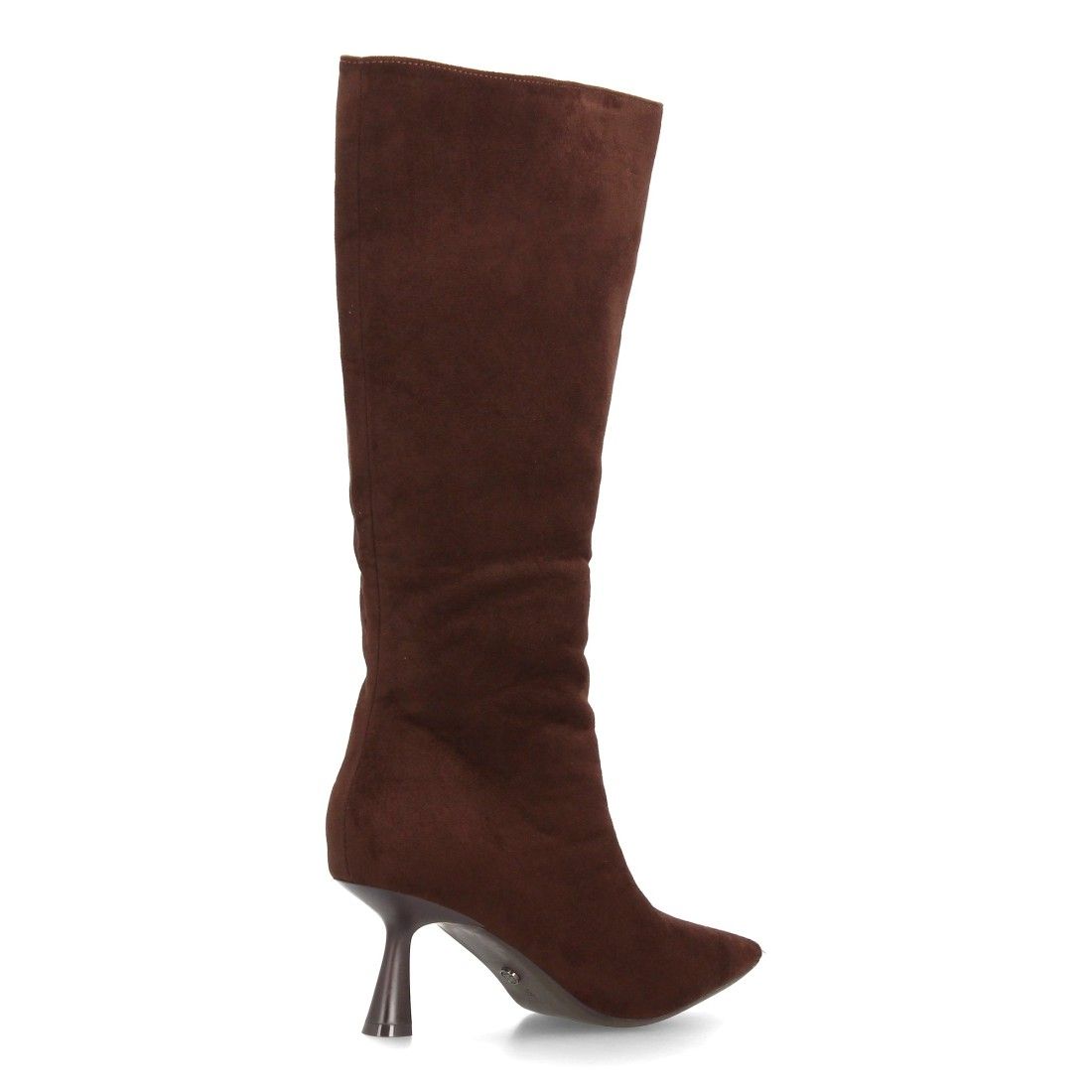 Botas altas elegantes para mujer de tacón fino — S-6089 — Marrón - Imagen 4
