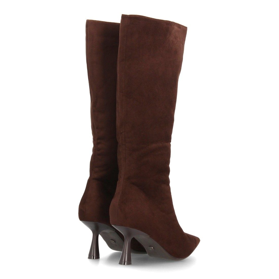 Botas altas elegantes para mujer de tacón fino — S-6089 — Marrón - Imagen 5
