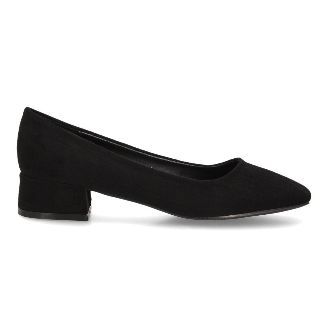Merceditas elegantes con tacón bajo para mujer — HH996 — Negro - Imagen 2