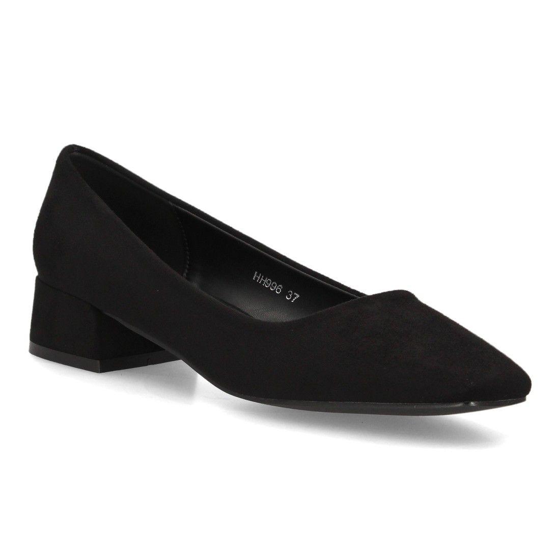 Merceditas elegantes con tacón bajo para mujer — HH996 — Negro - Imagen 3